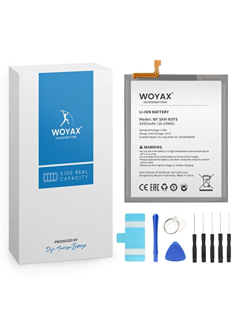 Woyax By Deji Samsung Galaxy Note 20 Batarya