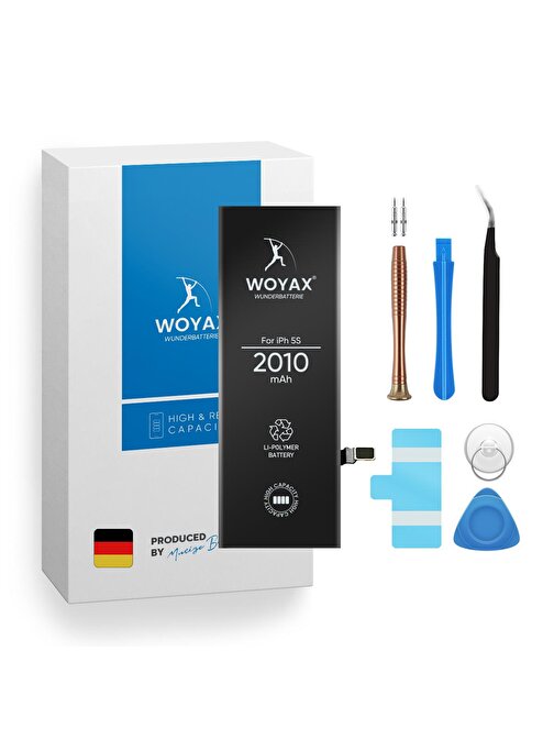 Woyax İphone 5S / İphone 5C Uyumlu Premium Batarya 2010Mah