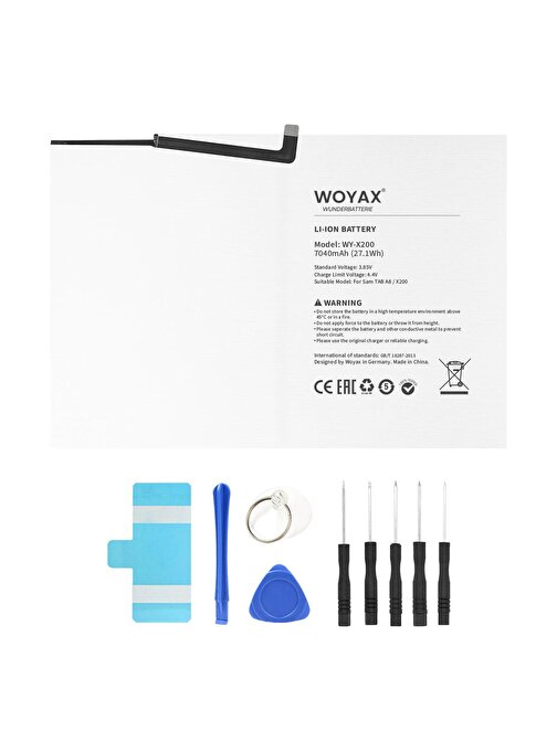 Woyax By Deji Samsung Galaxy Tab A8 Tablet Batarya