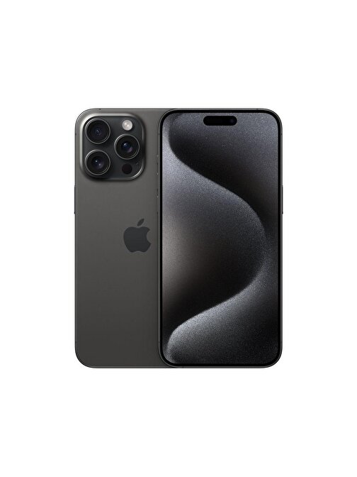 Apple iPhone 15 Pro Max 1 TB Hafıza 8 GB Ram 6.7 inç 48 MP Çift Hatlı iOS Akıllı Cep Telefonu Siyah