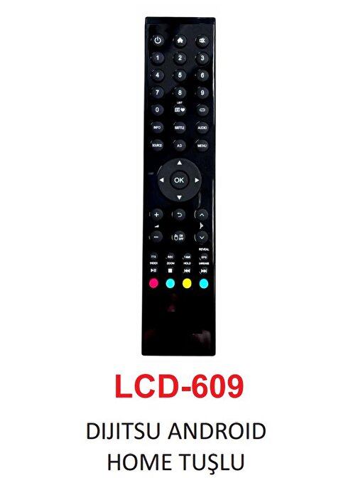 Dijitsu Android Serisi Lcd-Led Tv Kumanda Lcd-609