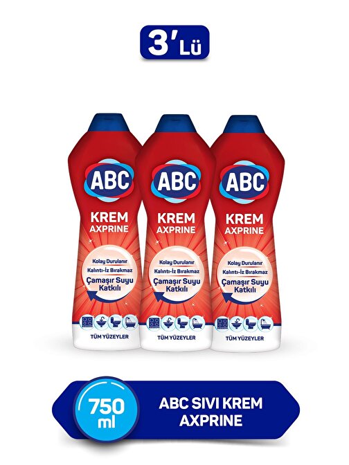 Abc Sıvı Krem Axprine 750Ml X3