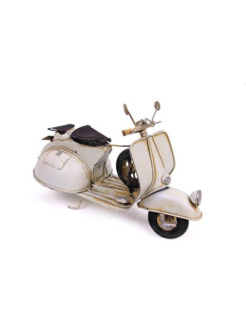 Peanelife Dekoratif Metal Scooter Vintage Dekoratif Ev Ofis Hediyelik