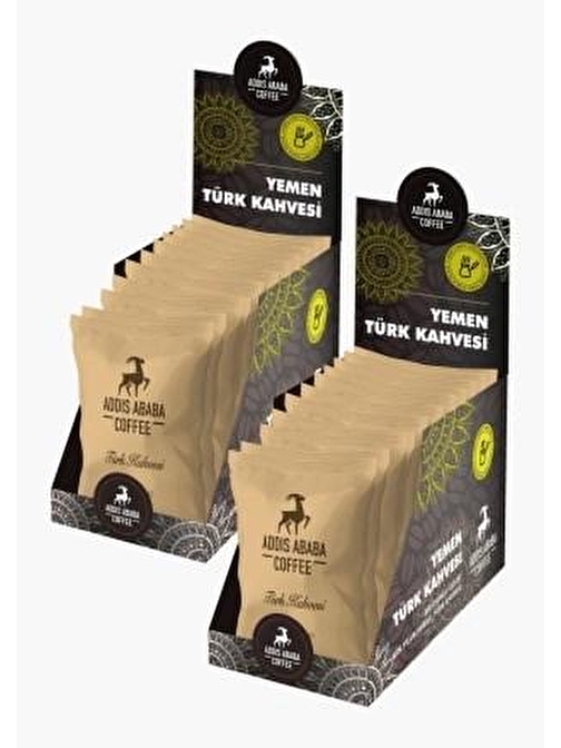 Addis Ababa Coffee Yemen Türk Kahvesi 24 x 100 gr