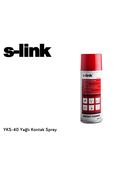 S-Link Yks-40 Yağlı Kontak Sprey