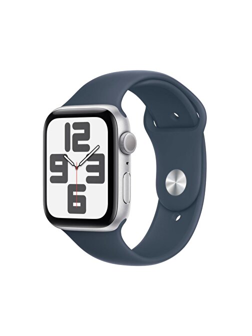 Apple Watch Series  SE Apple Uyumlu 44 mm Alüminyum Kasa Mavi Kordonlu Akıllı Saat