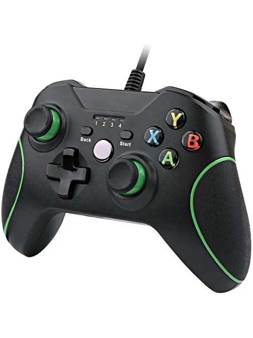 Coverzone XB2 Xbox One İle Uyumlu Rahat ve Konforlu Kullanım Özgün Tasarım Kablolu Gamepad