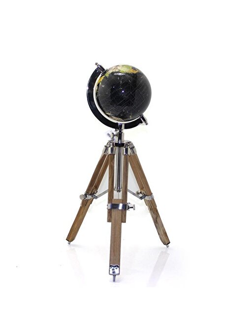 Peanelife Tripod Standlı Dönen Dekoratif Dünya Yerküre Harita Hediyelik