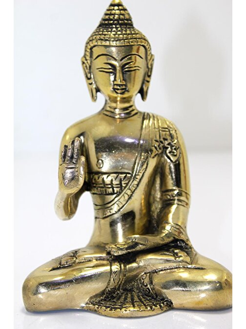 Peanelife Metal Buda Biblosu 17 Cm Dekoratif Hediyelik