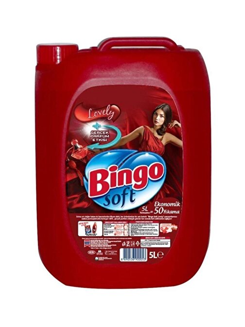 Bingo Soft 8690536900053 Lovely Çamaşır Yumuşatıcısı 5 kg