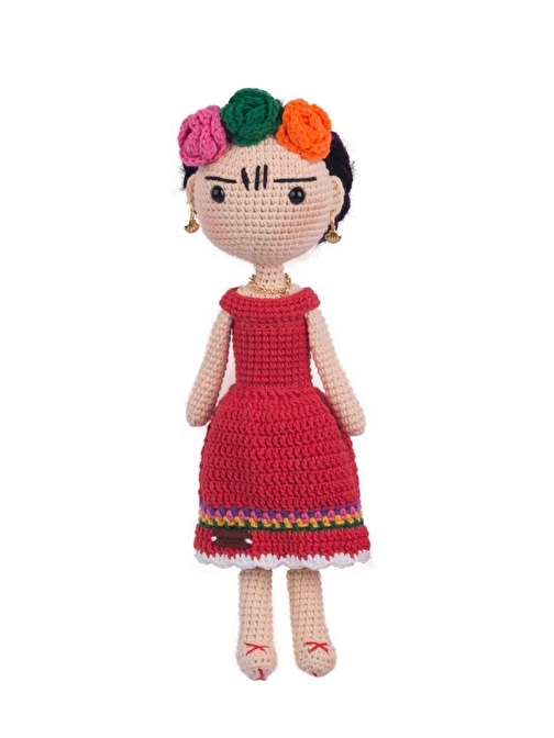 Amigurumi Frida Organik Oyuncak-Uyku Arkadaşı Frida-Örme Bebek