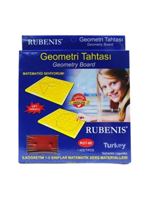 Rubenıs Geometri Tahtası Mavi Rubenis Rgt-60 Çift Taraflı Geometri Tahtası Çift Taraflı 1 Adet