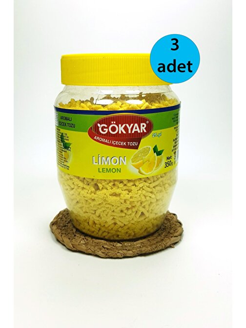 Nefertiya Limon Aromalı Toz Içecek Oralet 3X350 gr