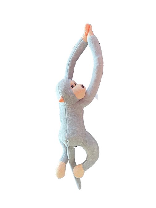 Sole Elleri Yapışan Oyun Ve Uyku Arkadaşı 70 Cm Peluş Maymun Oyuncak - Premium Kumaş