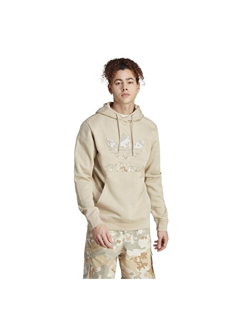 Adidas Iu4682-E Camo Infıll Hdy Erkek Sweatshirt Haki L