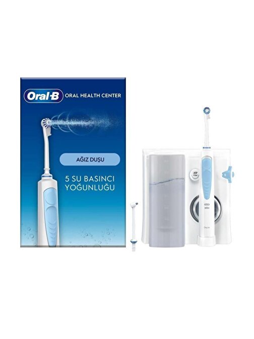 Oral-B Ağız Sağlığı Merkezi Ağız Duşu, 1 Oxyjet Başlığı, 1 Waterjet Başlığı