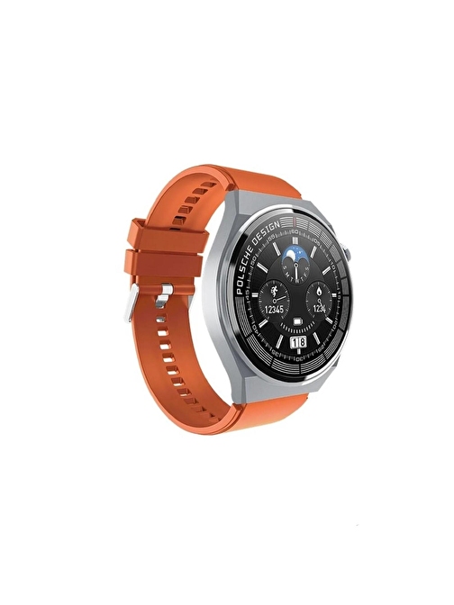 Winex Watch Gt3 Max 2023 Android - iOS Uyumlu Akıllı Saat Turuncu