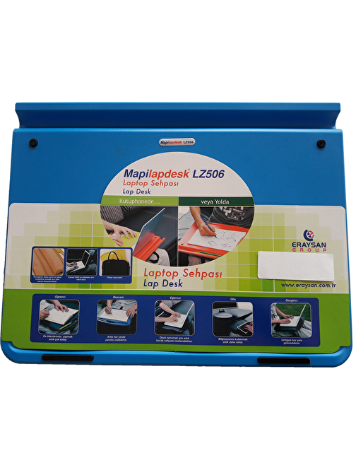 Mapi LZ506 Plastik Ayarlı Notebook Standı Mavi