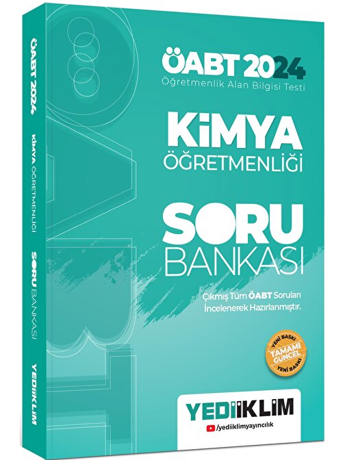 Yediiklim Yayınları Yediiklim Yayınları 2024 ÖABT Kimya Öğretmenliği Soru Bankası