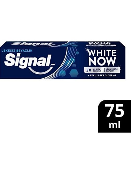 Signal Whıte Now Lekesiz Beyazlık Diş Macunu 75 Ml