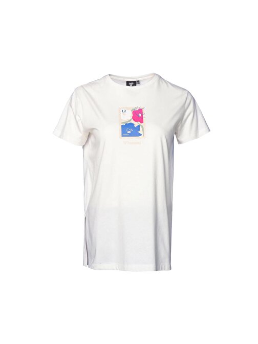 Hummel Hmlsalvia Tshirt Kadın Günlük Tişört 911751-9003 Beyaz M