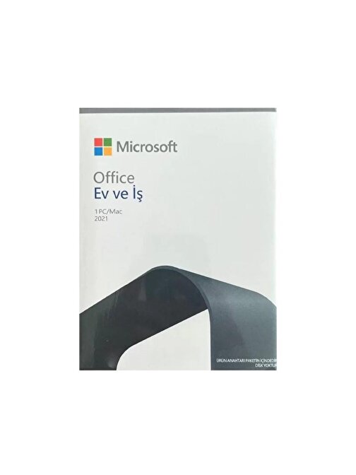 MICROSOFT Office Ev ve İş 2021 Türkçe Kutu T5D-03555