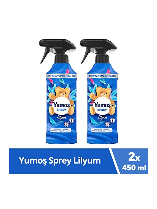 Yumoş Sprey Yıkaması Zor Eşyalar Için Lilyum 450 Ml X2