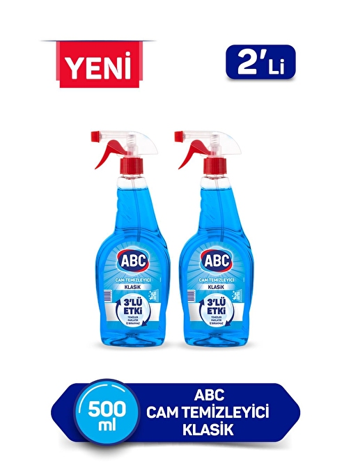 ABC Sıvı Cam Temizleyici 500 ml x2