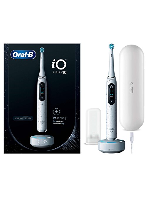 Oral-B iO 10 Şarjlı Diş Fırçası - Stardust Beyaz