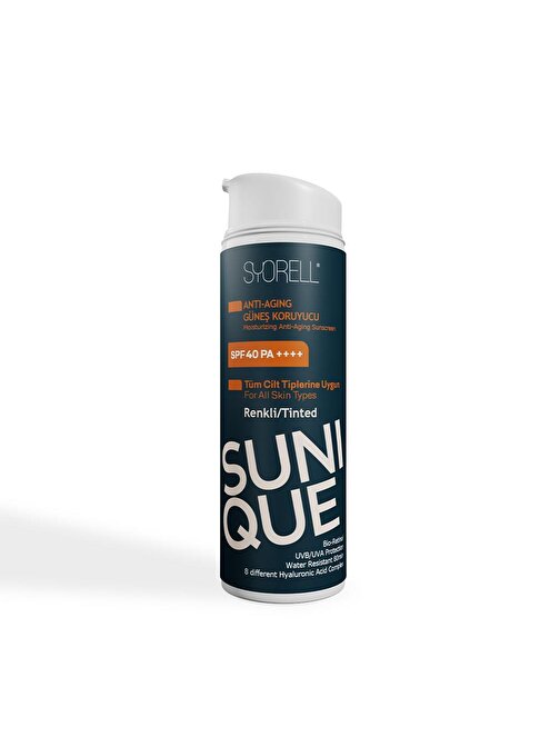 Sunıque Anti-Aging Renkli Güneş Koruyucu 40 Spf