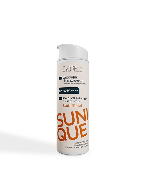 Sunıque Leke Karşıtı Renkli Güneş Koruyucu 40 Spf