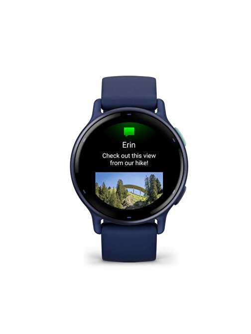 Garmin Vivoactive 5 Android - iOS Uyumlu Mavi Kayışlı Akıllı Saat Mavi