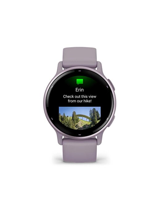 Garmin Vivoactive 5 Android - iOS Uyumlu Mor Kayışlı Akıllı Saat Mor