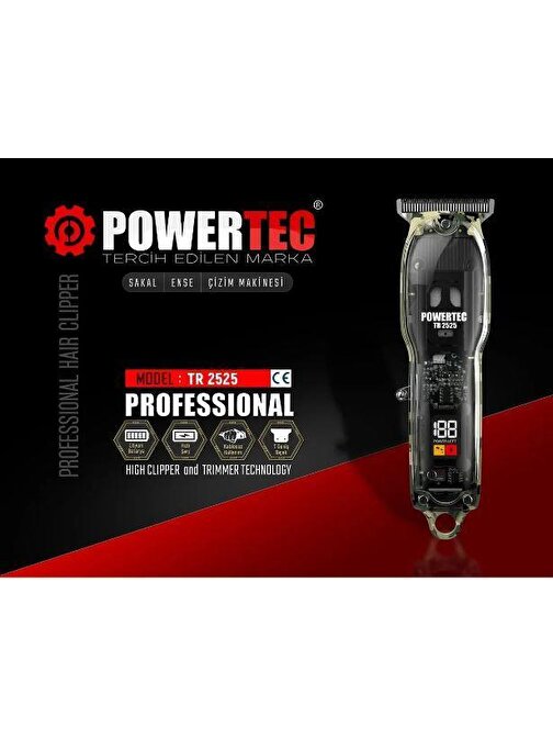 Powertec TR-2525 Sakal Tıraş Makinası