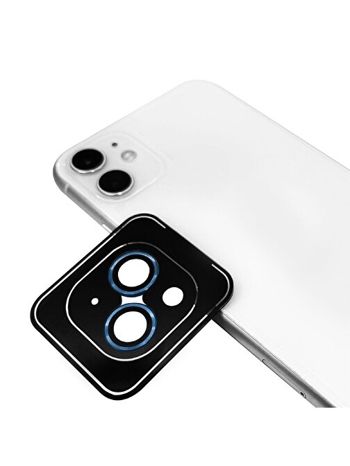 Gpack CL-11 Apple iPhone 11 A Kalite Safir Metal Kamera Lens Koruyucu Mavi İnce Slim