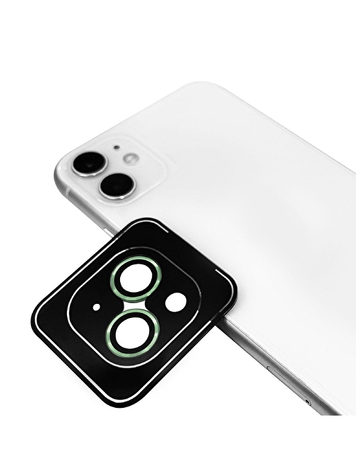 Gpack CL-11 Apple iPhone 11 A Kalite Safir Metal Kamera Lens Koruyucu Yeşil İnce Slim