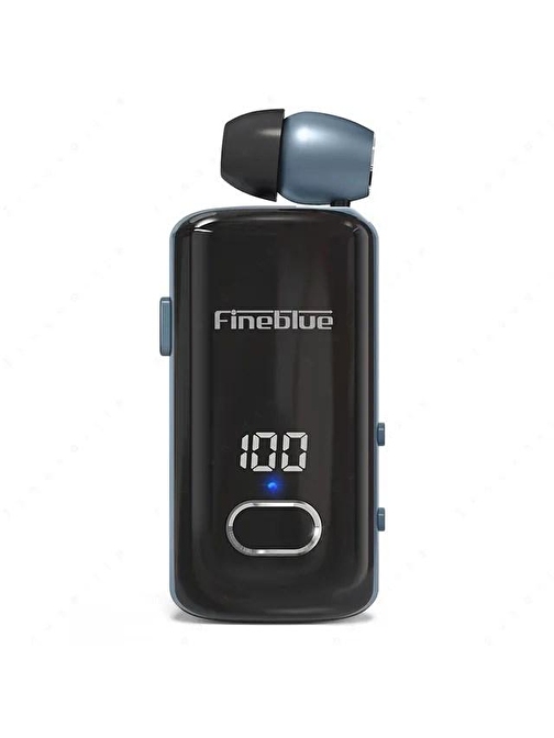 Fineblue F580 Kablosuz Silikonlu Kulak İçi Bluetooth Kulaklık Mavi