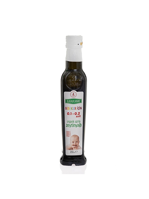 İlhan Sarı Organik Bebekler İçin Zeytinyağı 250 Ml