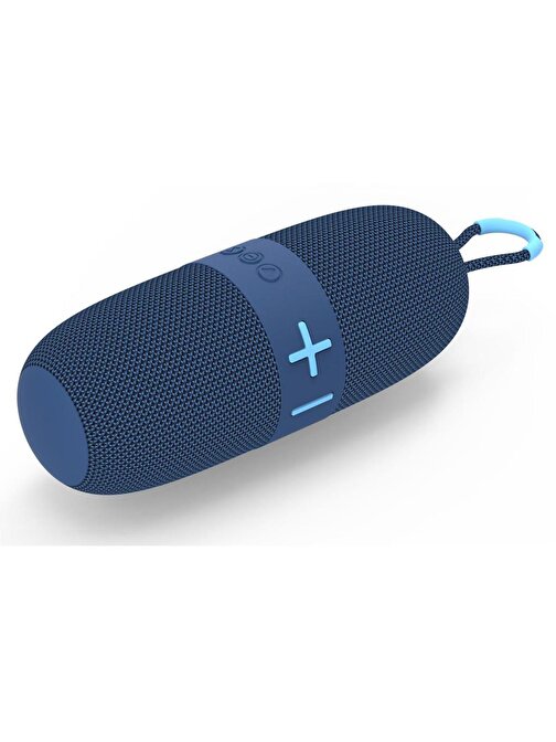 Shaza Büyük Suya - Tere Dayanıklı 16W Aux- SD Kart- USB Girişli Wireless 5.2 Bluetooth Hoparlör Mavi