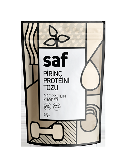 Saf Nutrition Saf Pirinç Protein Tozu 100 gr