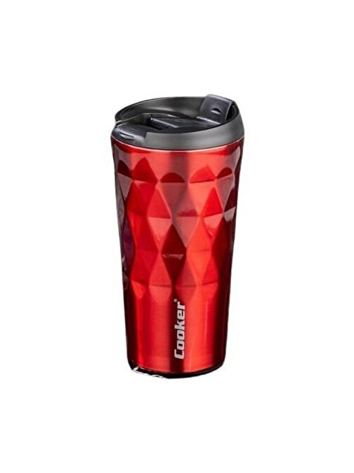 Cooker Ckr2048 Prizma 350 Ml Çelik Mug Termos Kırmızı