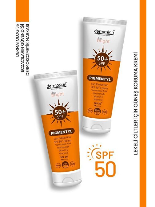 Dermoskin Pigmentyl Sun Protection Spf50+ Cream 75Ml | İkili Paket