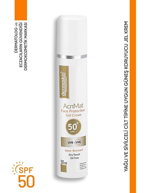 Dermoskın Acnmat Gel Cream Spf50+ 50 ml0509