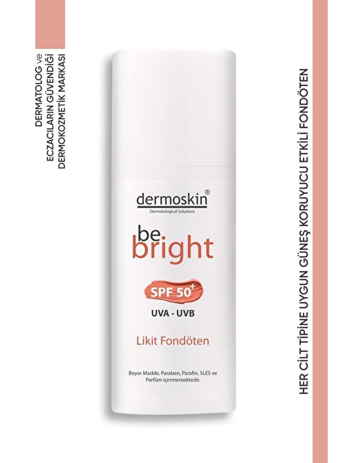 Be Bright Spf50+ Likit Fondöten 33Ml - Light