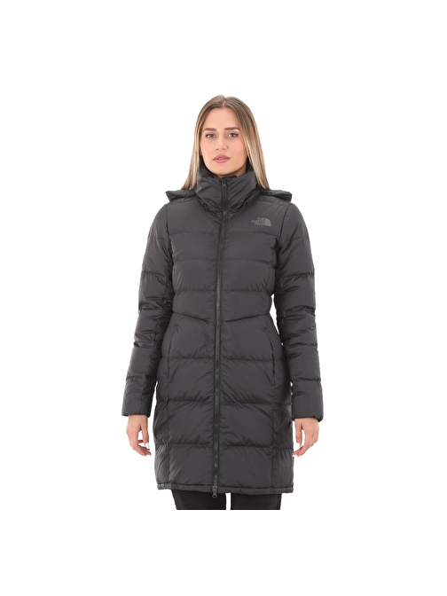 F0A5GDSJK31-R The North Face W Metropolıs Parka Kadın Mont Siyah