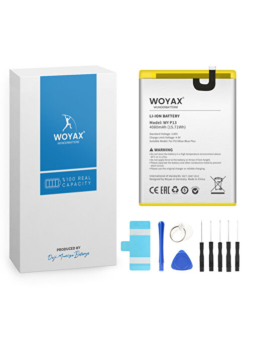 Woyax By Deji Reeder P13 Blue / Blue Plus Batarya