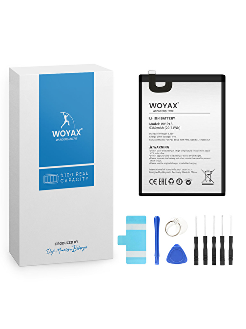 Woyax By Deji Reeder P13 Blue Max Pro (256Gb) / Blue Max Pro 2021 Batarya