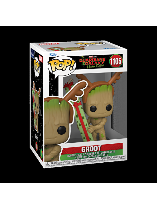 Funko Pop: Marvel Holiday - The Guardians of The Galaxy - Groot Çizgi Film Karakter Figürü