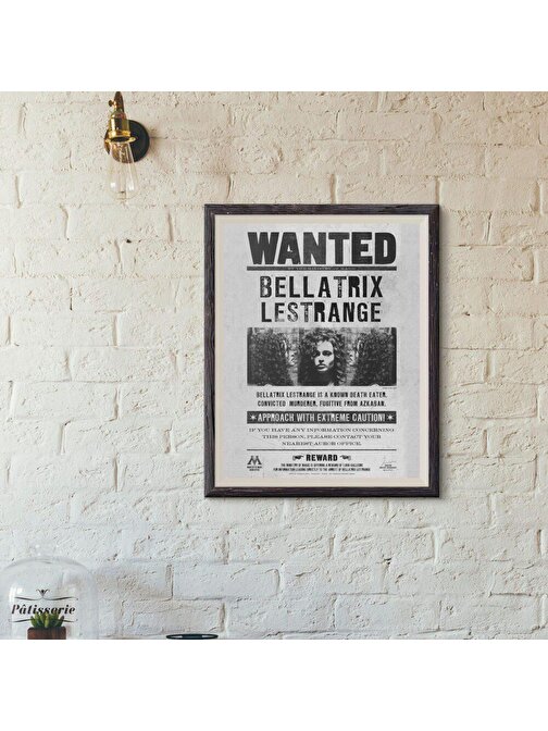 Wizarding World - Harry Potter Poster - Wanted, Bellatrix Lestrange B.