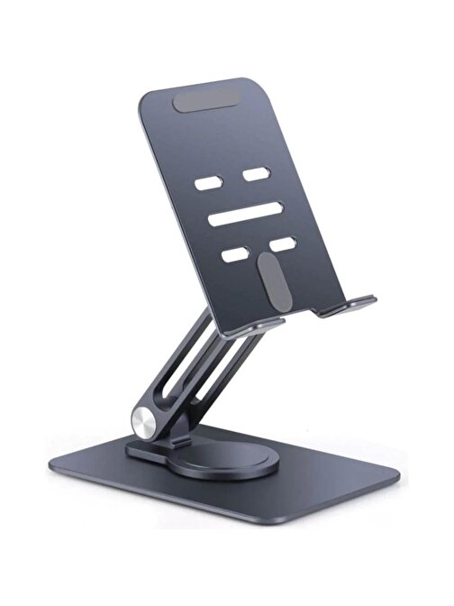 Cosmostech Telefon Ve Tablet Tutucu 360° Hareketli Dönen Katlanabilir Mobil Masaüstü Stand